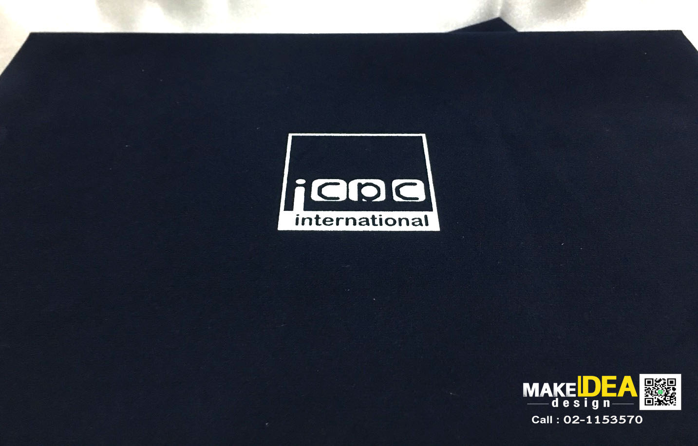 ปกผ้าไหมพร้อมใบประกาศ ขนาด A4 แนวนอน