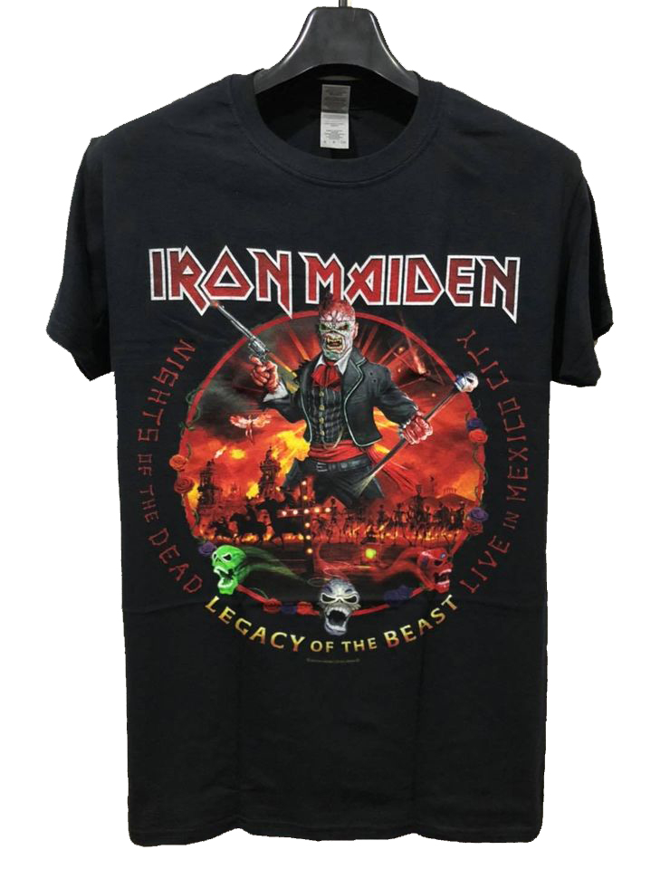 เสื้อวง Iron Maiden Nights Of The Dead Legacy Of The Beast Mexico City ปี 2020 Limited Edition ลิขสิทธิ์แท้ 100%