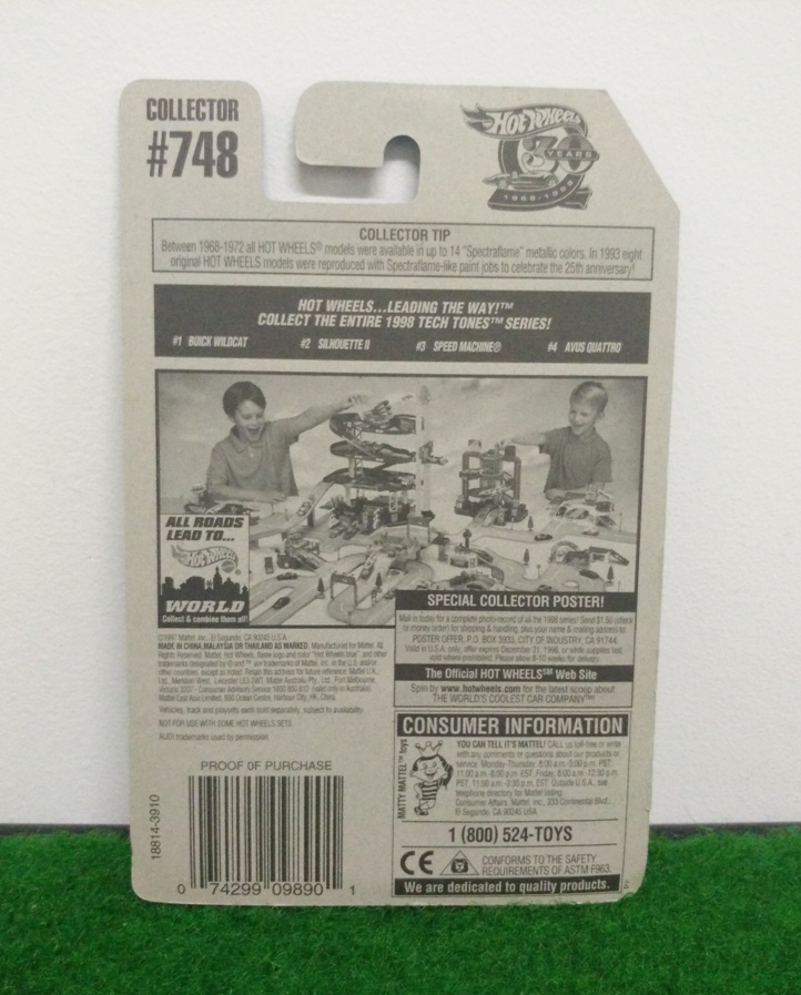 Hot Wheels Avus Quattro; Tech Tones Series #4 of 4