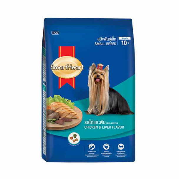 Smart Heart สุนัขพันธุ์เล็ก-ไก่ตับ 1.5 Kg.
