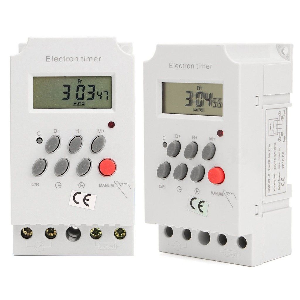 Timer 24v ดิจิตอลตั้งเวลา KG316T -ll Timer Switch 12V 25A นาฬิกา เครื่องตั้งเวลา เปิด-ปิดอุปกรณ์ไฟฟ้ สำเนา