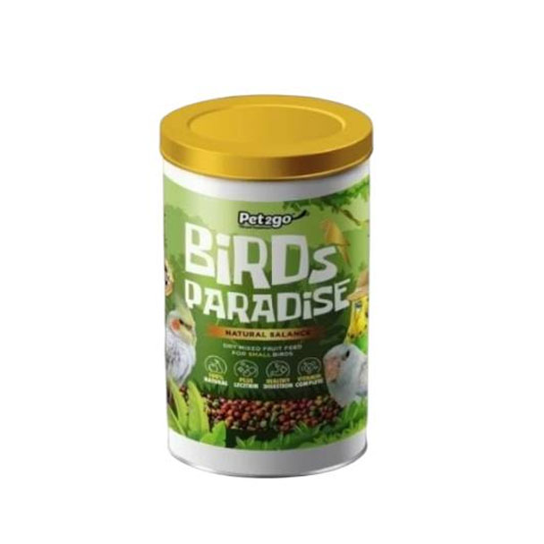 BPF01 Bird Paradise อาหารนกพันธุ์เล็ก 500 กรัม (เขียว)