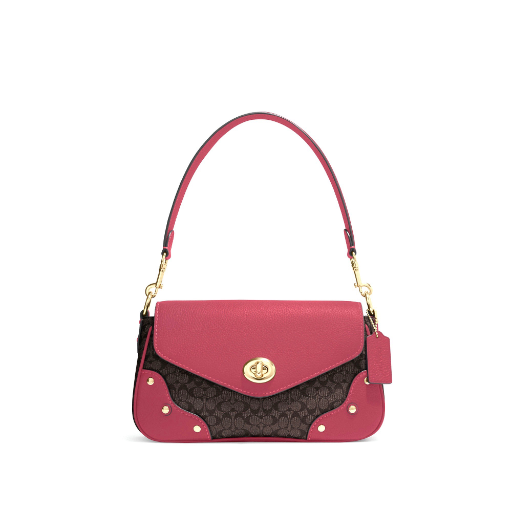 กระเป๋าสะพายข้าง COACH CE639 MILLIE SHOULDER BAG IN SIGNATURE CANVAS (IMV3E) [CE639IMV3E]