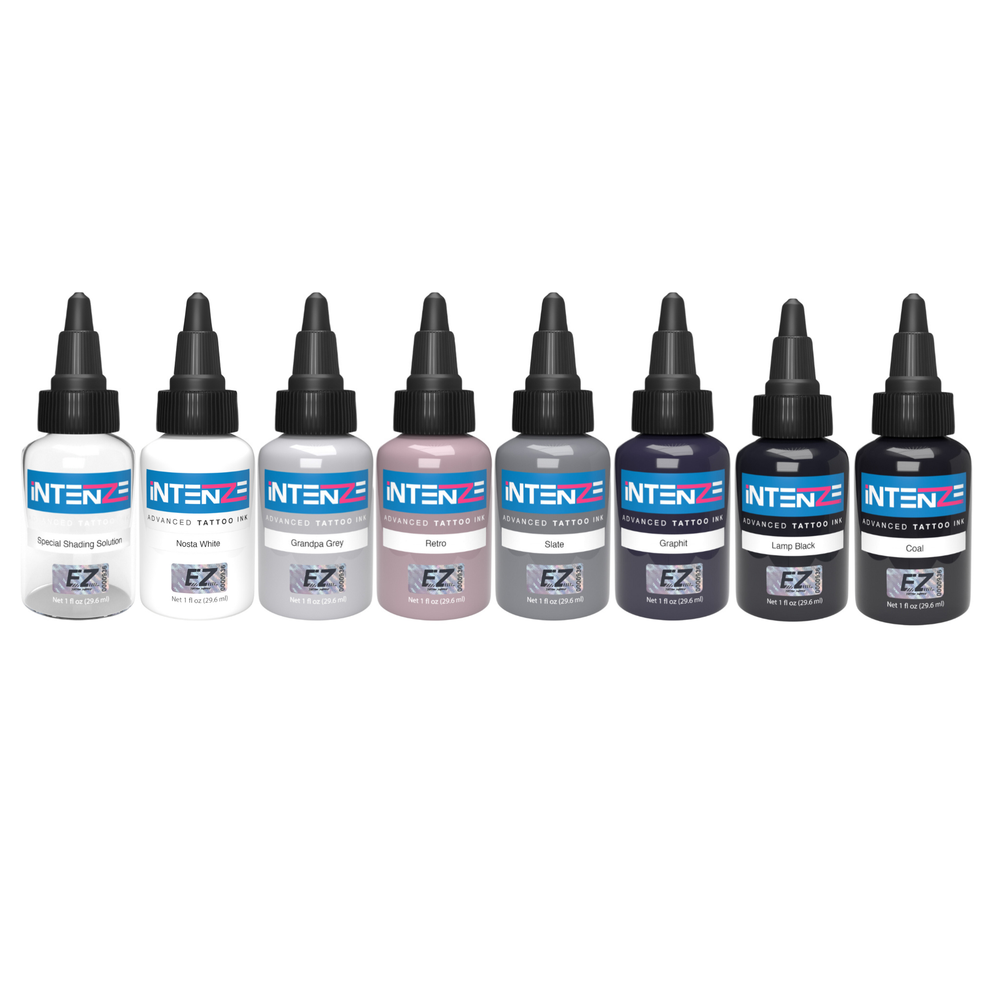 INTENZ Color Tattoo Ink 1oz Power Grey INTENZ Color Tattoo Ink 1oz Power Grey SET