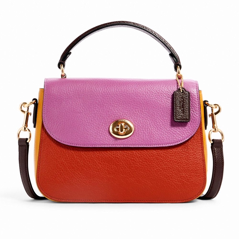 COACH C1650 MARLIE TOP HANDLE SATCHEL IN COLORBLOCK (IMS60) [C1650IMS60]