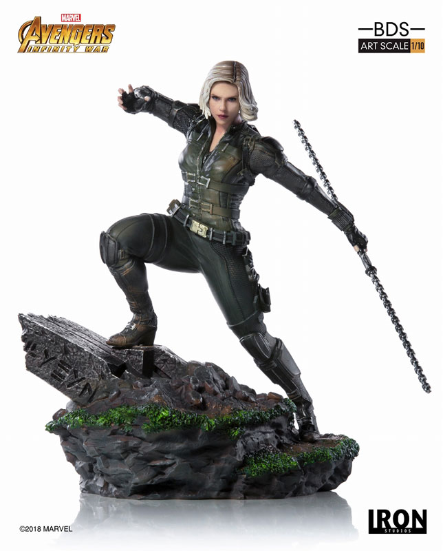 Avengers : Infinity War - Black Widow 1/10 Battle Diorama Series Art Scale Statue [ของแท้]