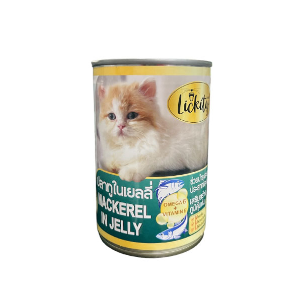 Lickity MOP-3637 ปลาทูในเยลลี่ 400g.