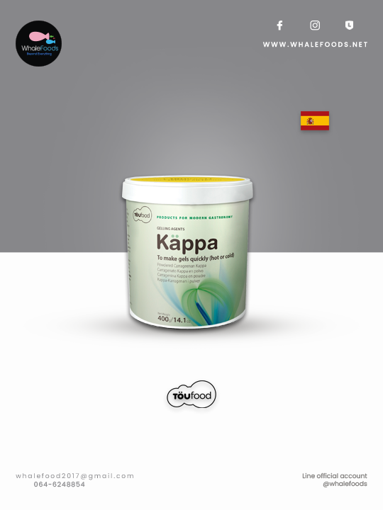 Gelling Agent - Toufood Kappa 400 gr./pc