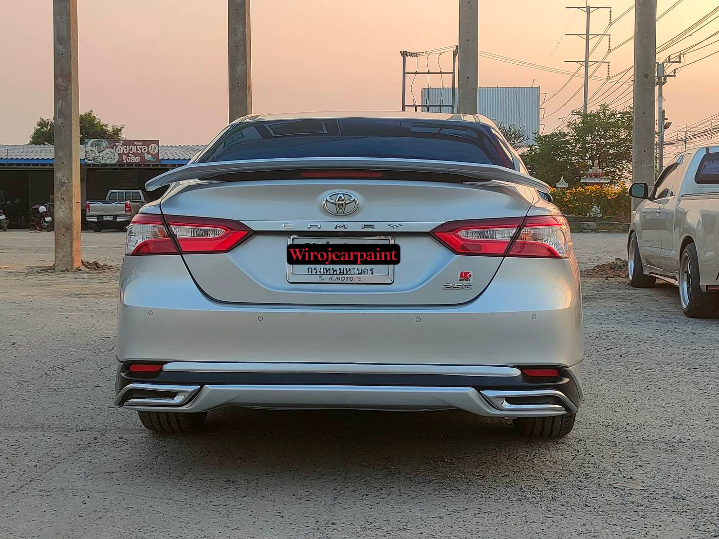 สเกิร์ตรอบคัน สปอร์ยเลอร์ Camry 2019-2023