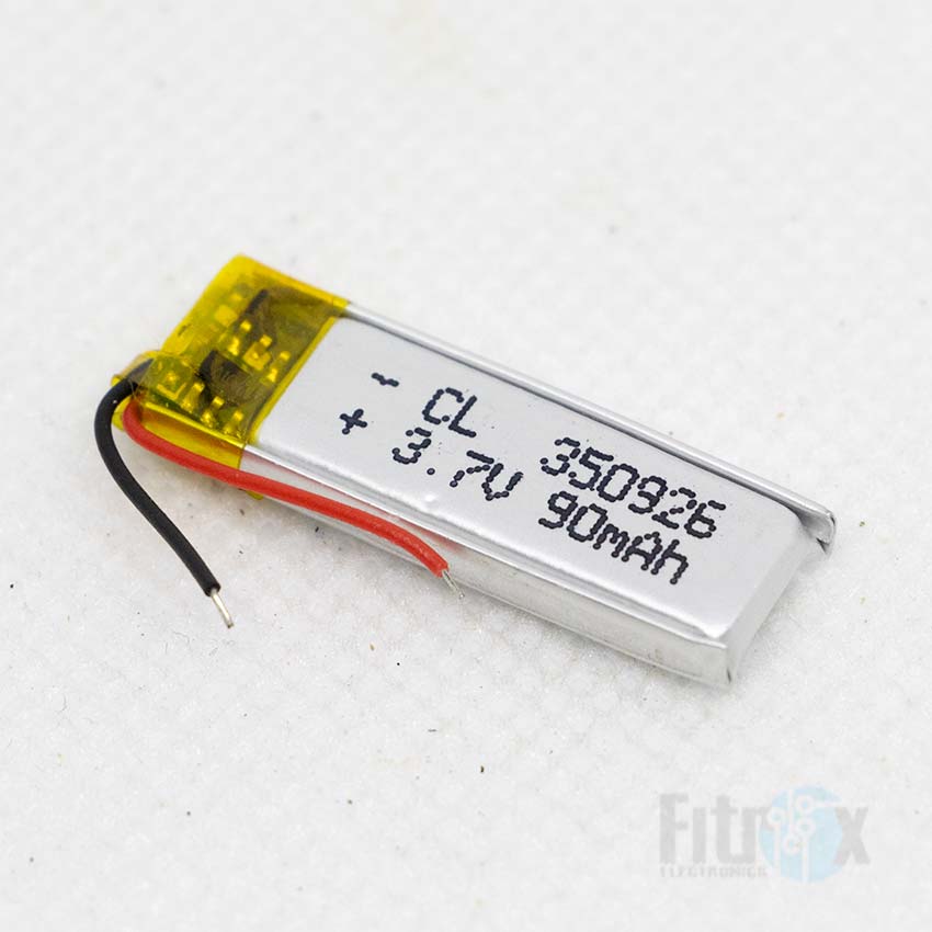 3.7V 90mAh Li-Ion Battery