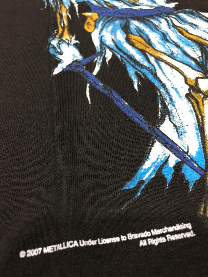 เสื้อวง Metallica Doris ปี 2007 Size S สินค้าลิขสิทธิ์แท้ 100%