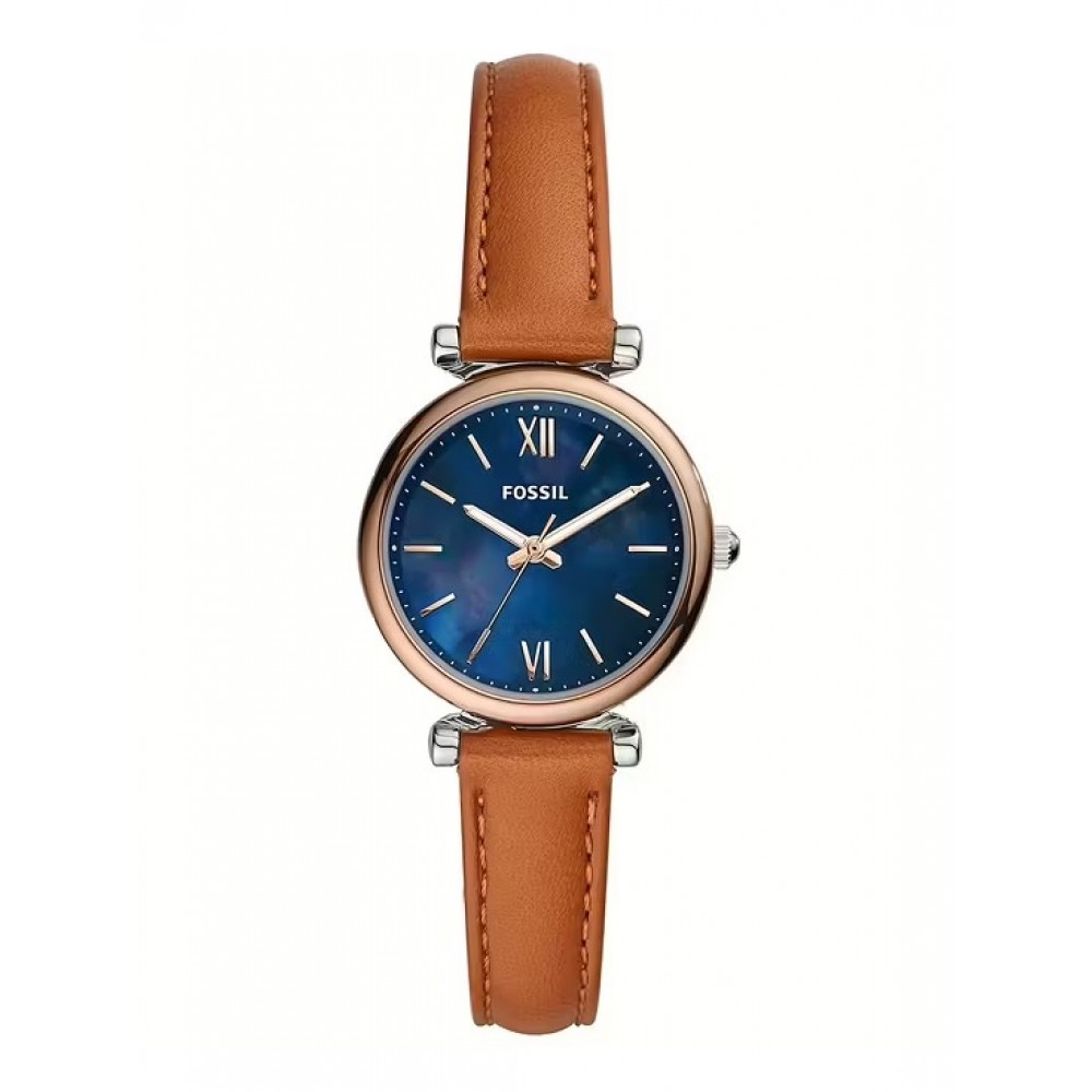 นาฬิกาข้อมือผู้หญิง FOSSIL รุ่น ES4701,สาย Leather, สีน้ำตาล [ES4701]
