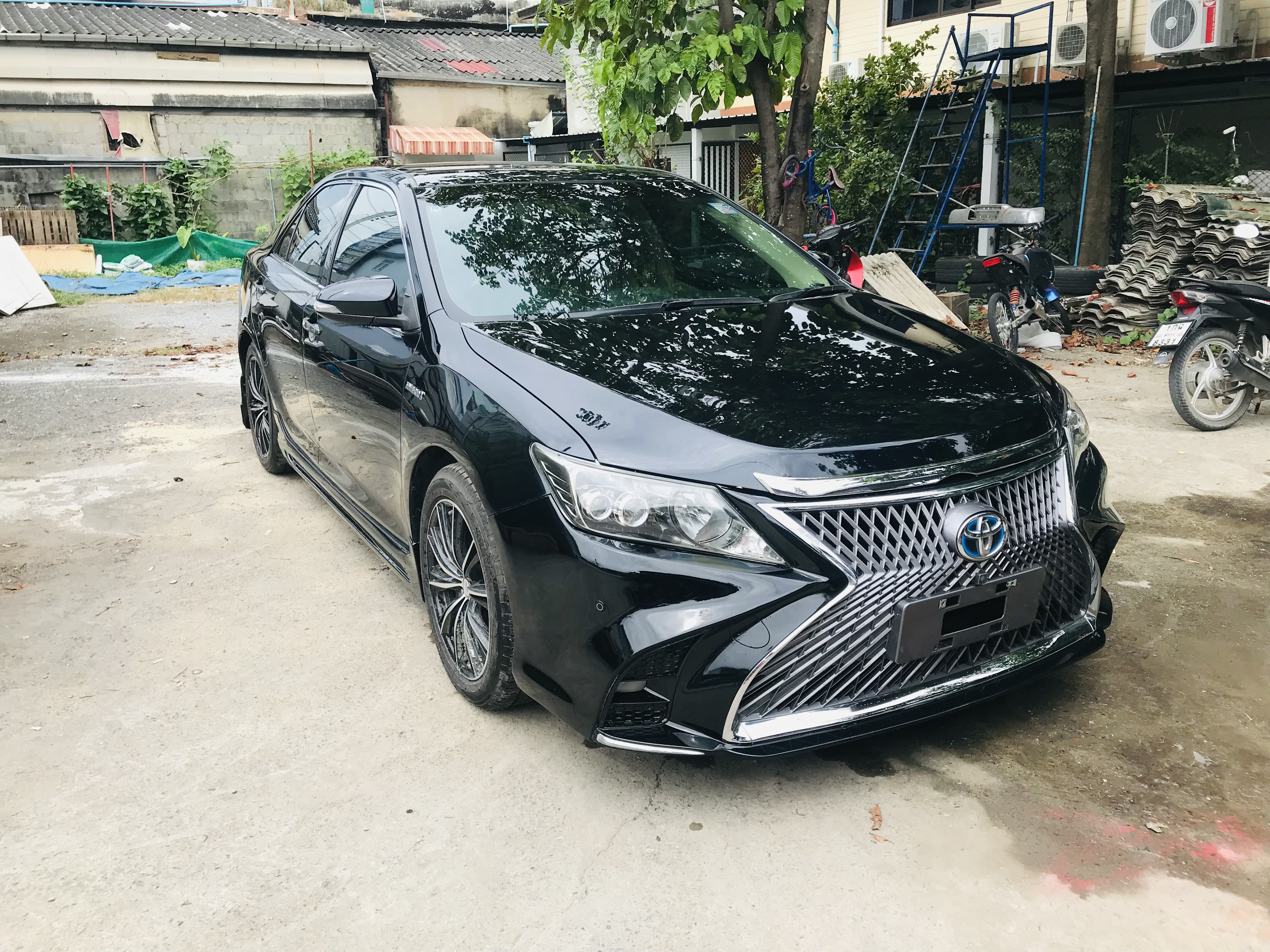 ขุดแต่ง Camry 2012 หน้า Lexus 2019
