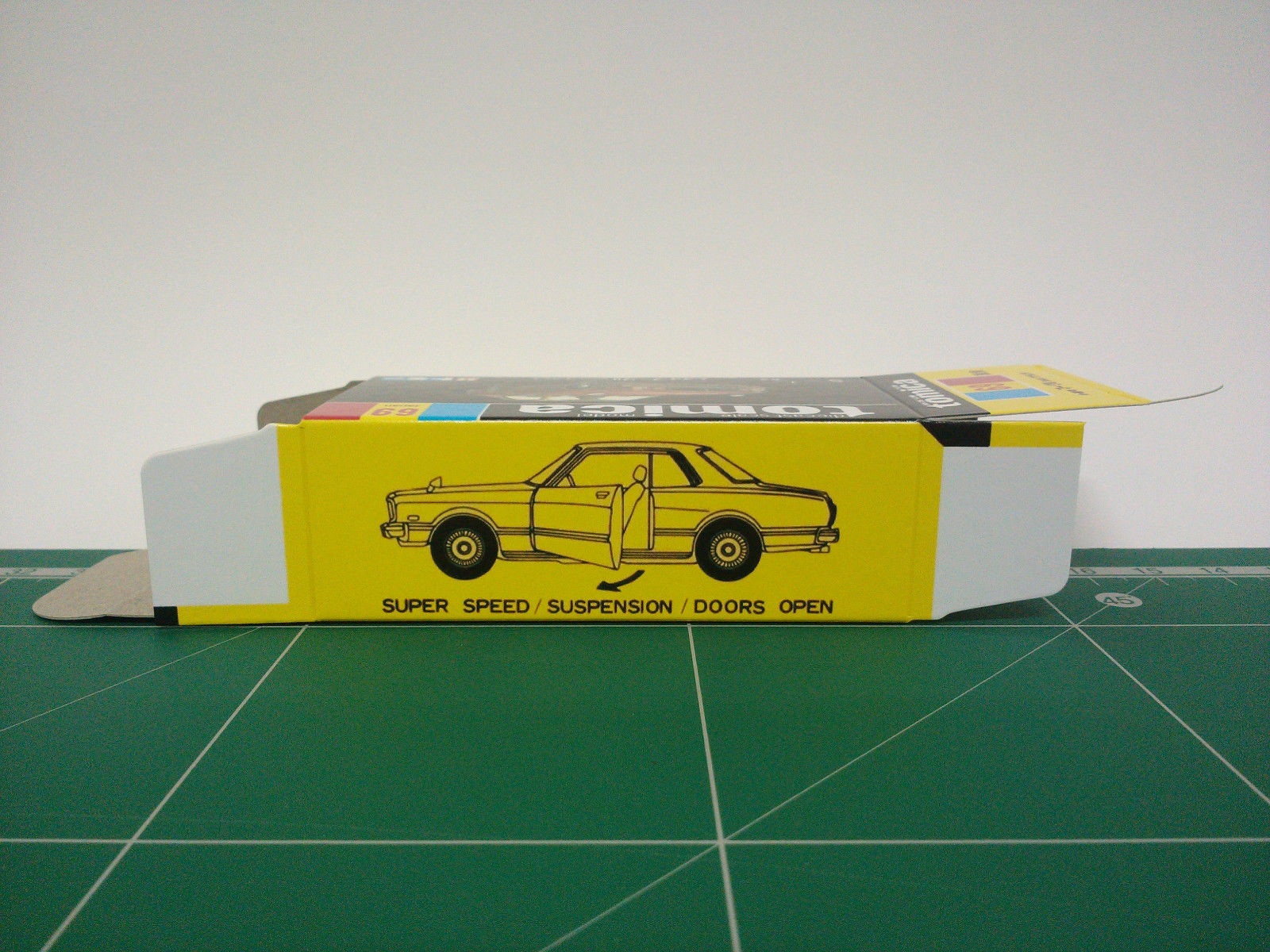 กล่องพิมพ์ Reproduction Box สำหรับ Tomica Black Box No.69 Toyota Mark II 2600 Grande (กล่องเปล่า, ไม่มีรถ)