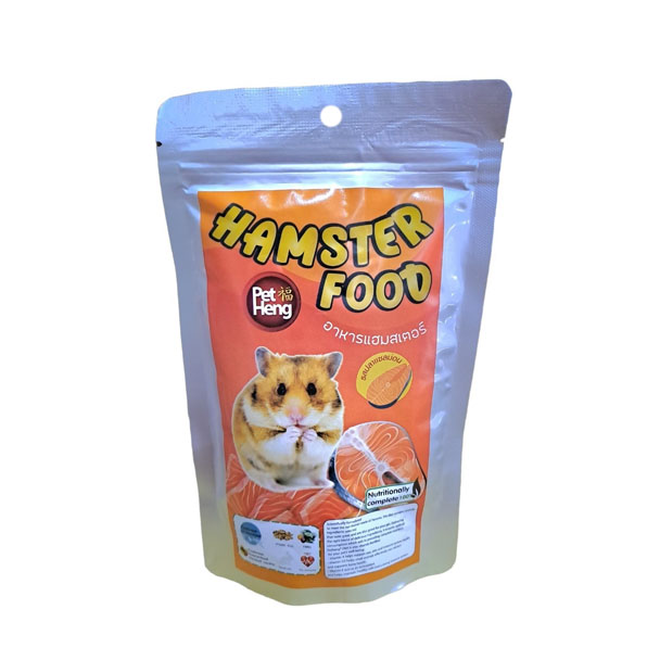 Pet Heng อาหารหนูสูตรปลาแซลมอน 180 กรัม