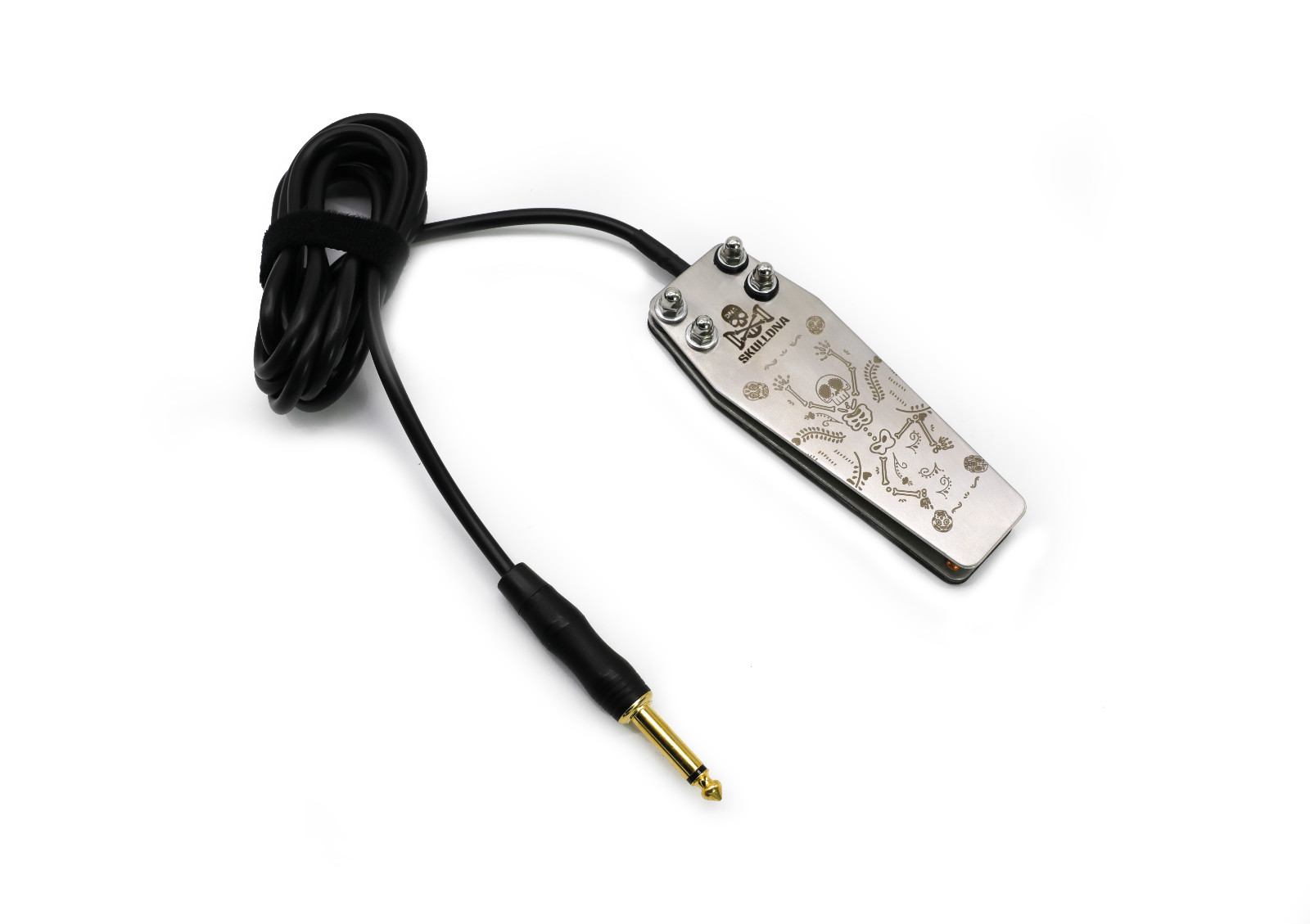 AVA ฟุตสวิตช์กระโหลก SKULLDNA Stainless Steel Footswitch Silver