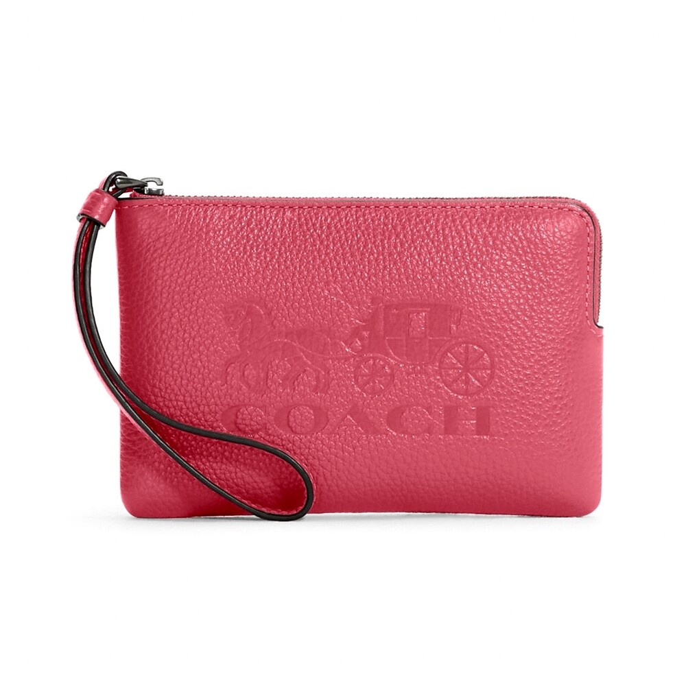 กระเป๋าคล้องมือ COACH C7420 CORNER ZIP WRISTLET WITH HORSE AND CARRIAGE (IMT9Z) [C7420IMT9Z-MA]