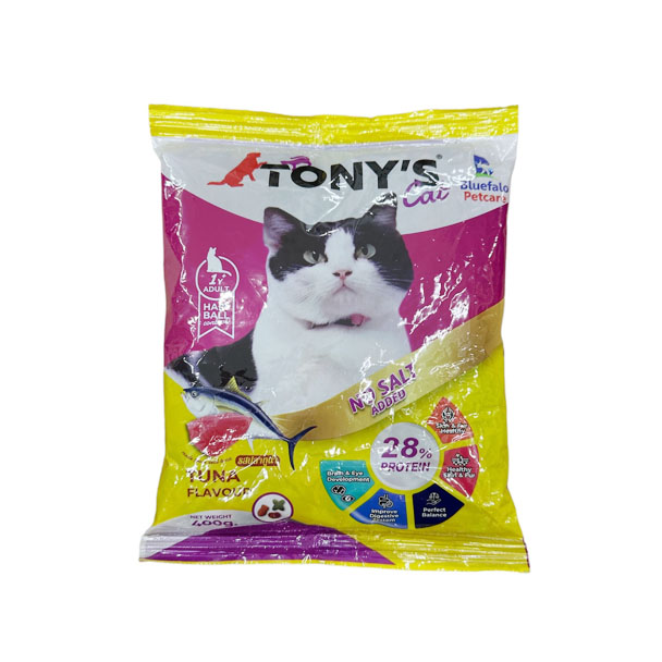BFP Tony Cat ปลาทูน่า 3 มิกซ์ 400 กรัม TC01/2 เหลือง