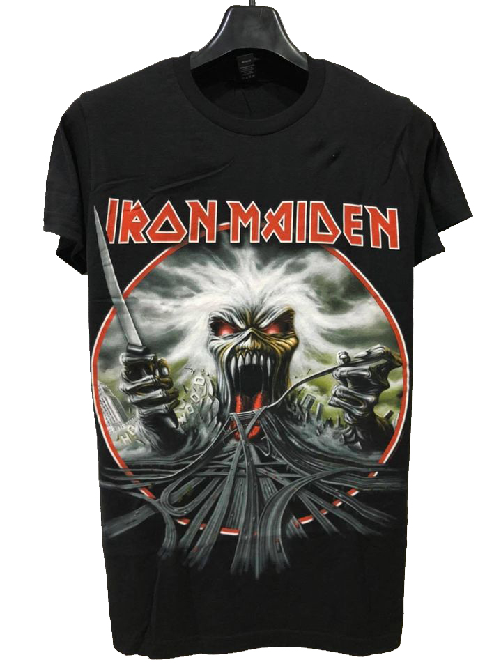เสื้อวง Iron Maiden Highway ปี 2015 Size S สินค้าลิขสิทธิ์แท้ 100%
