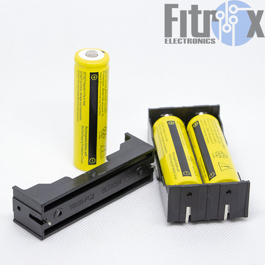 18650 ฺBattery Holder แบบติดแผงวงจร (แยกเซลล์อิสระ)
