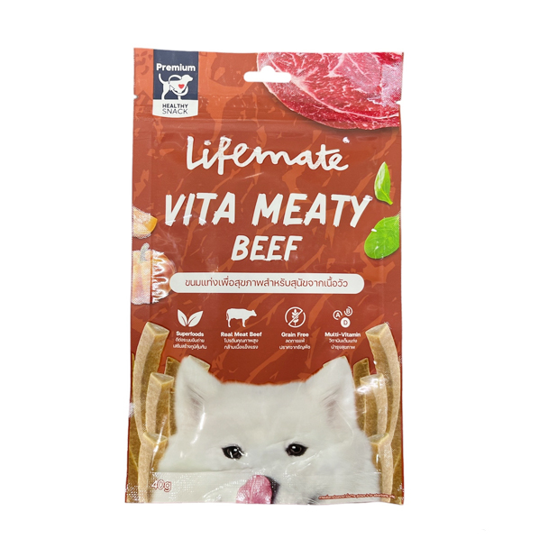Life Mate Vita Meaty Stick เนื้อวัว 40 กรัม