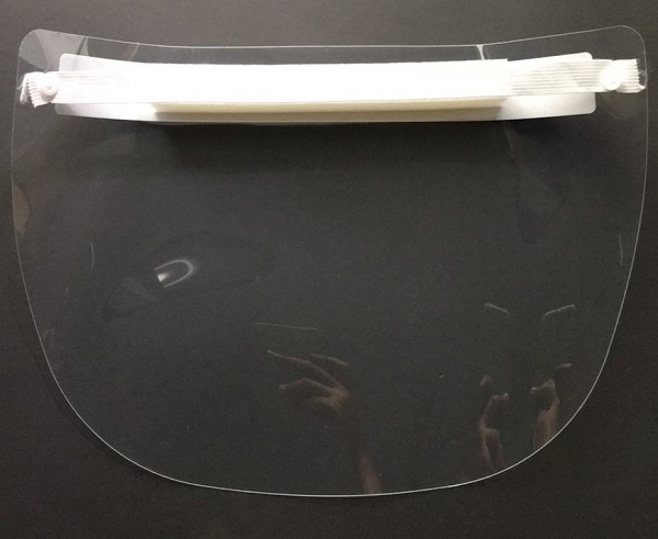 กระบังหน้าใส Face shield 32*22 cm สินค้านำเข้า (1 แพ็ค 10 ชิ้น)
