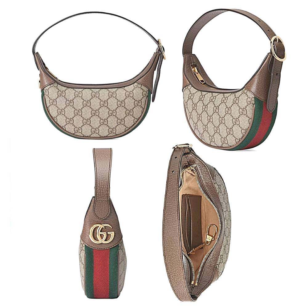 กระเป๋าสะพายไหล่ GUCCI OPHIDIA GG MINI BAG (BEIGE/EBONY/BROWN) [65855196IWG8745-MA]
