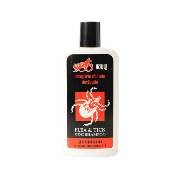 535 แชมพู กำจัดเห็บหมัด 125ml.