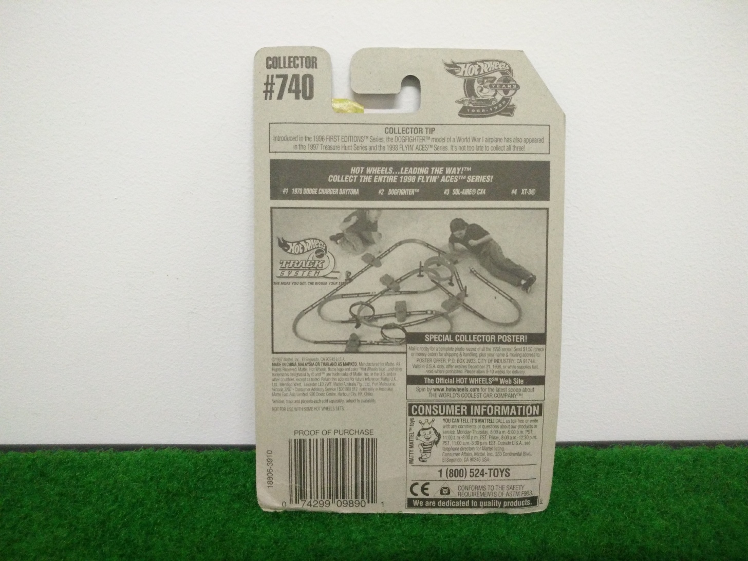 Hot Wheels XT-3 Vehicle; Flyin' Aces Series # 4 of 4 ปี 1997