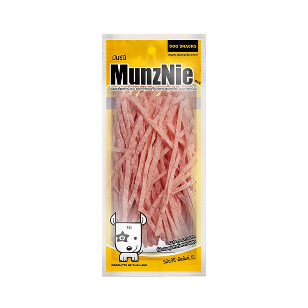 Munznie MS049 ปลาเส้น ผสมเนื้อปลาแซลมอนแท้ 25 กรัม