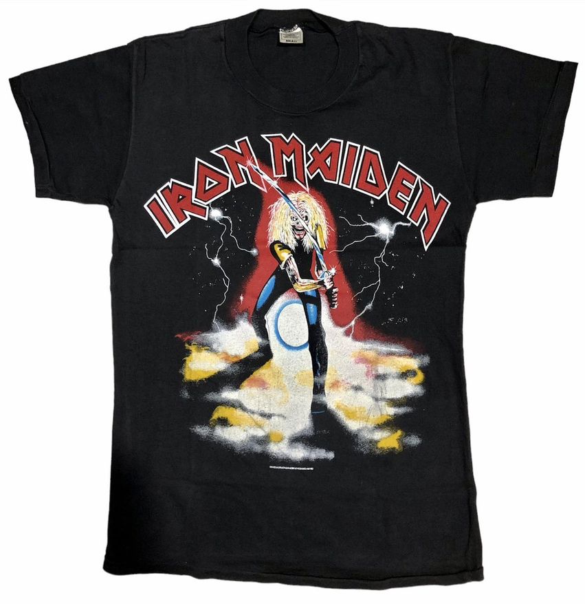 เสื้อวง Iron Maiden Maiden Japan Original Tour ปี 1981 Size S สินค้าลิขสิทธิ์แท้ 100%