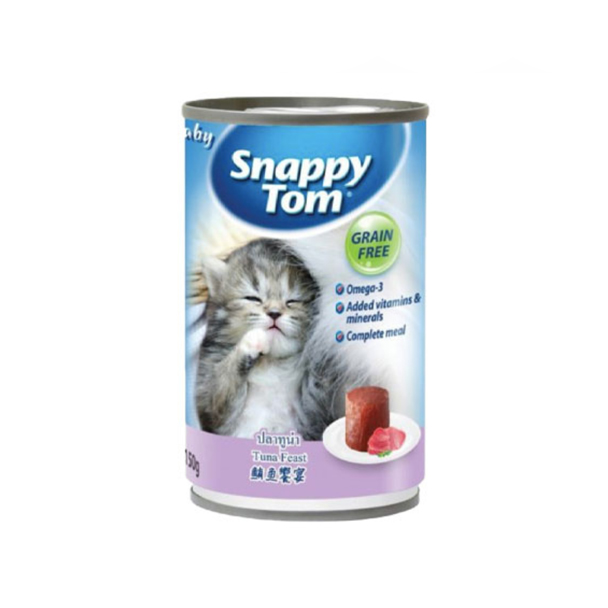 Snappy Tom ลูกแมวทูน่าฟีซ 150 g. #1