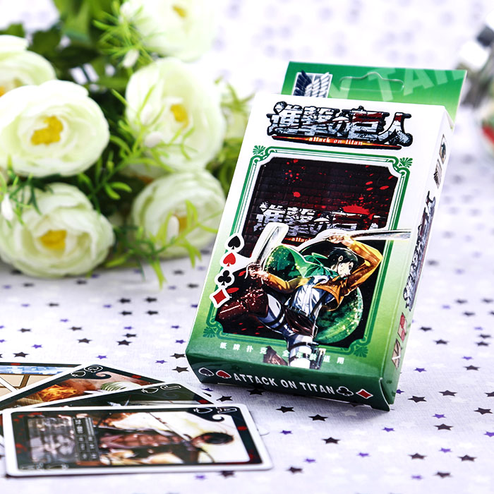 Attack on Titan - Cards Game ไพ่ ลายตัวละคร 1 สำรับ