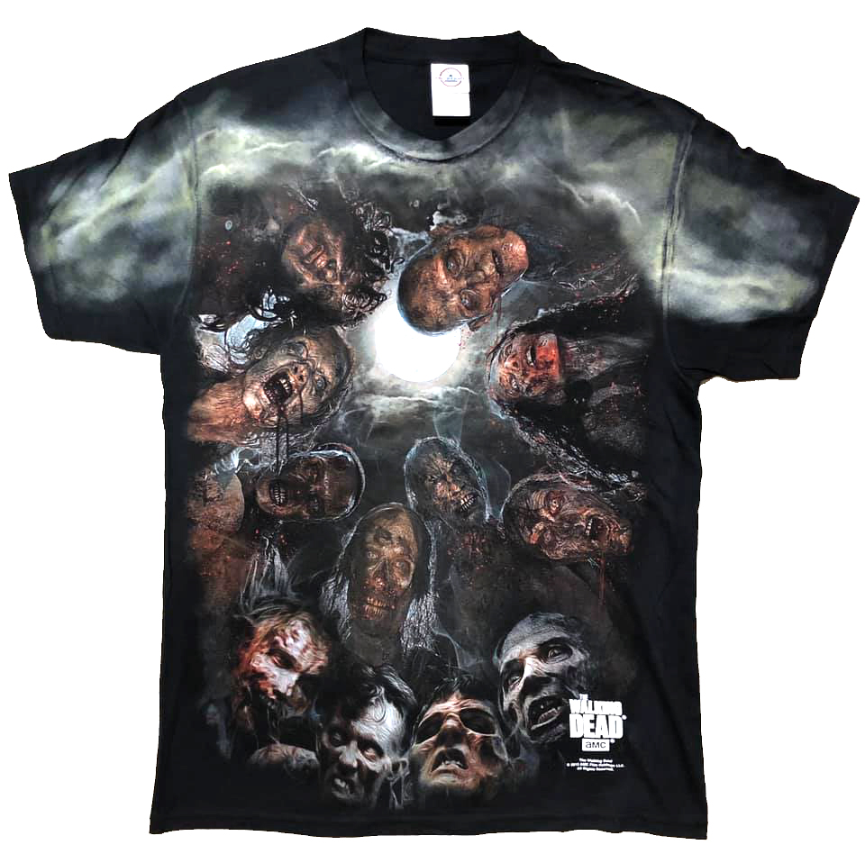 เสื้อยืดพิมพ์ลาย The Walking Dead Full Print สินค้าลิขสิทธิ์แท้ 100% Size M-3XL