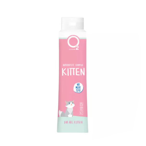O2 Kitten Shampoo ลูกแมว 200ml.