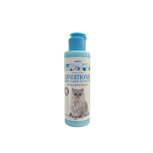 PRD Minipet ครีมนวดแมวขนขาว 120 มล. (ฟ้าขุ่น)