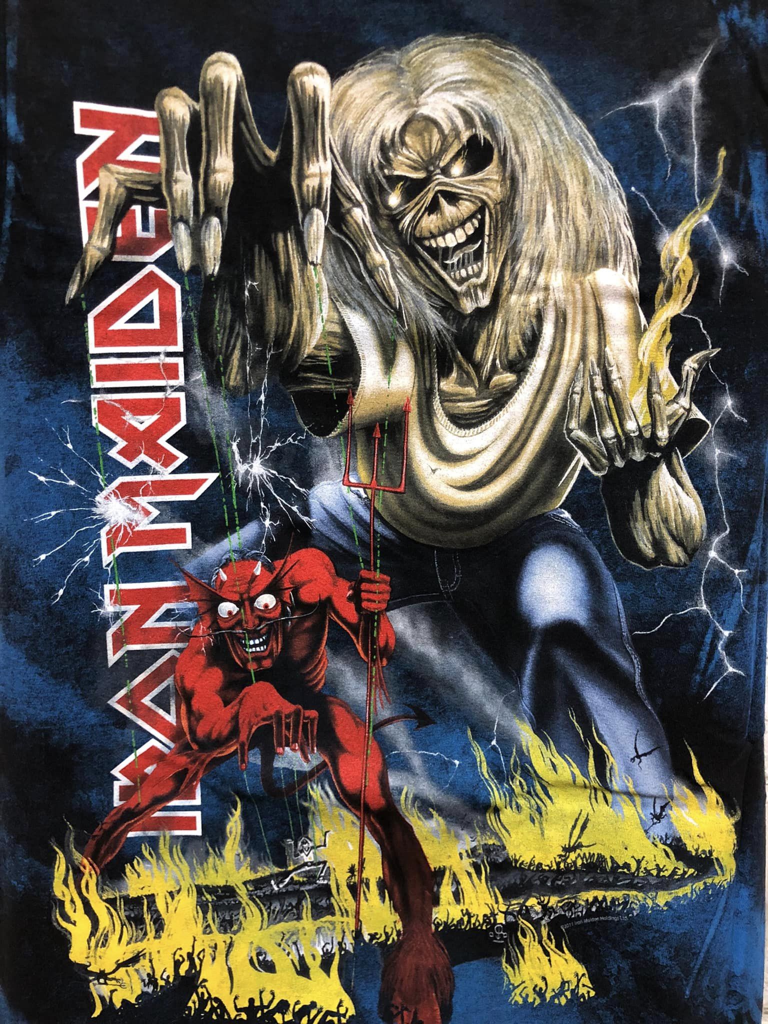 เสื้อวงดนตรี Iron Maiden The Number Of The Beast Ovp ปี 2011 Size S สินค้าลิขสิทธิ์แท้ 100%