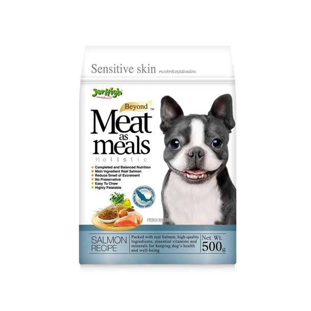 Jerhigh Meat As Meal เม็ดนุ่ม-สูตรปลาแซลมอน 500 g