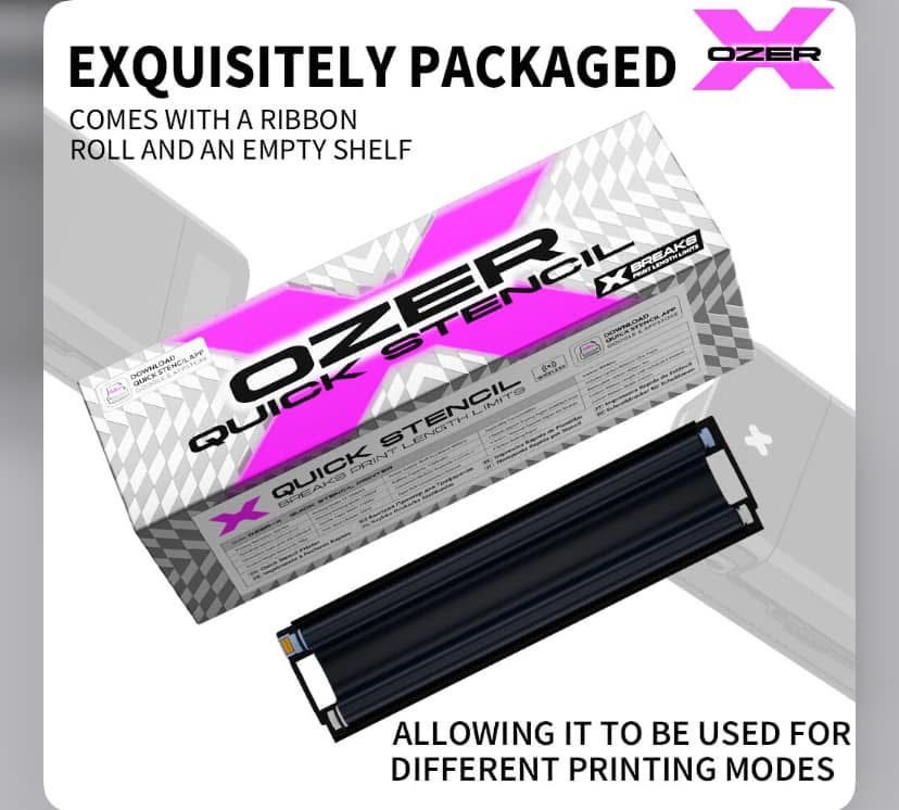 เครื่องลอกลาย OZER X เครื่องลอกลาย OZER X BLUETOOTH TATTOO OZER QUICK STENCIL PRINTER