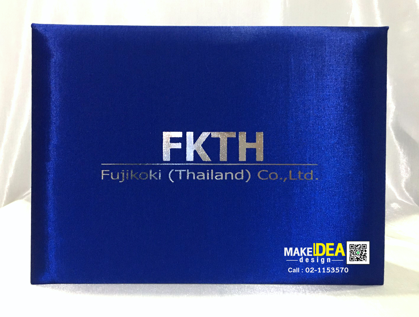 ปกผ้าไหมใส่ใบประกาศ ขนาด A4