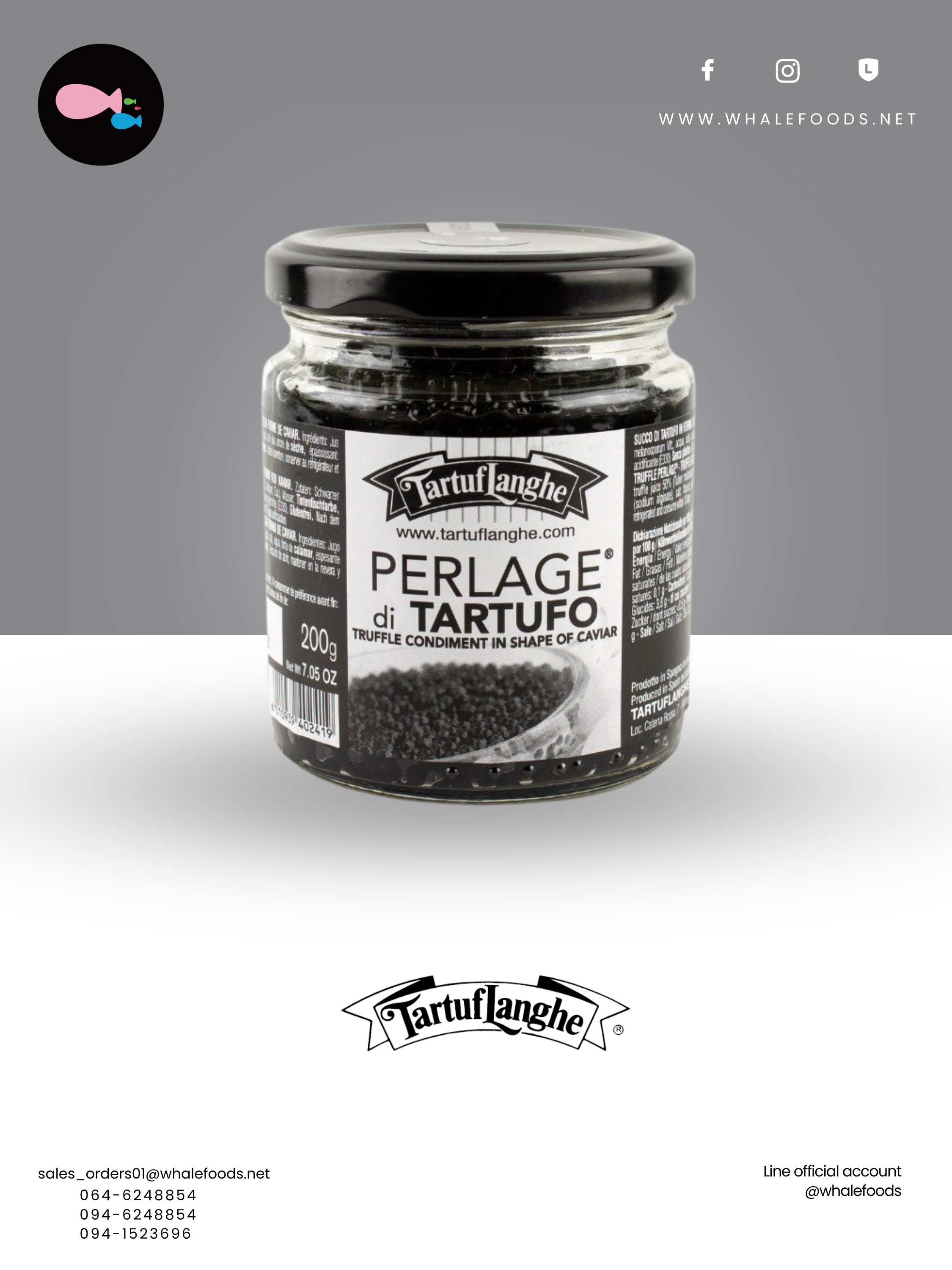 BLACK TRUFFLE PERLAGE SIZE : 250ML