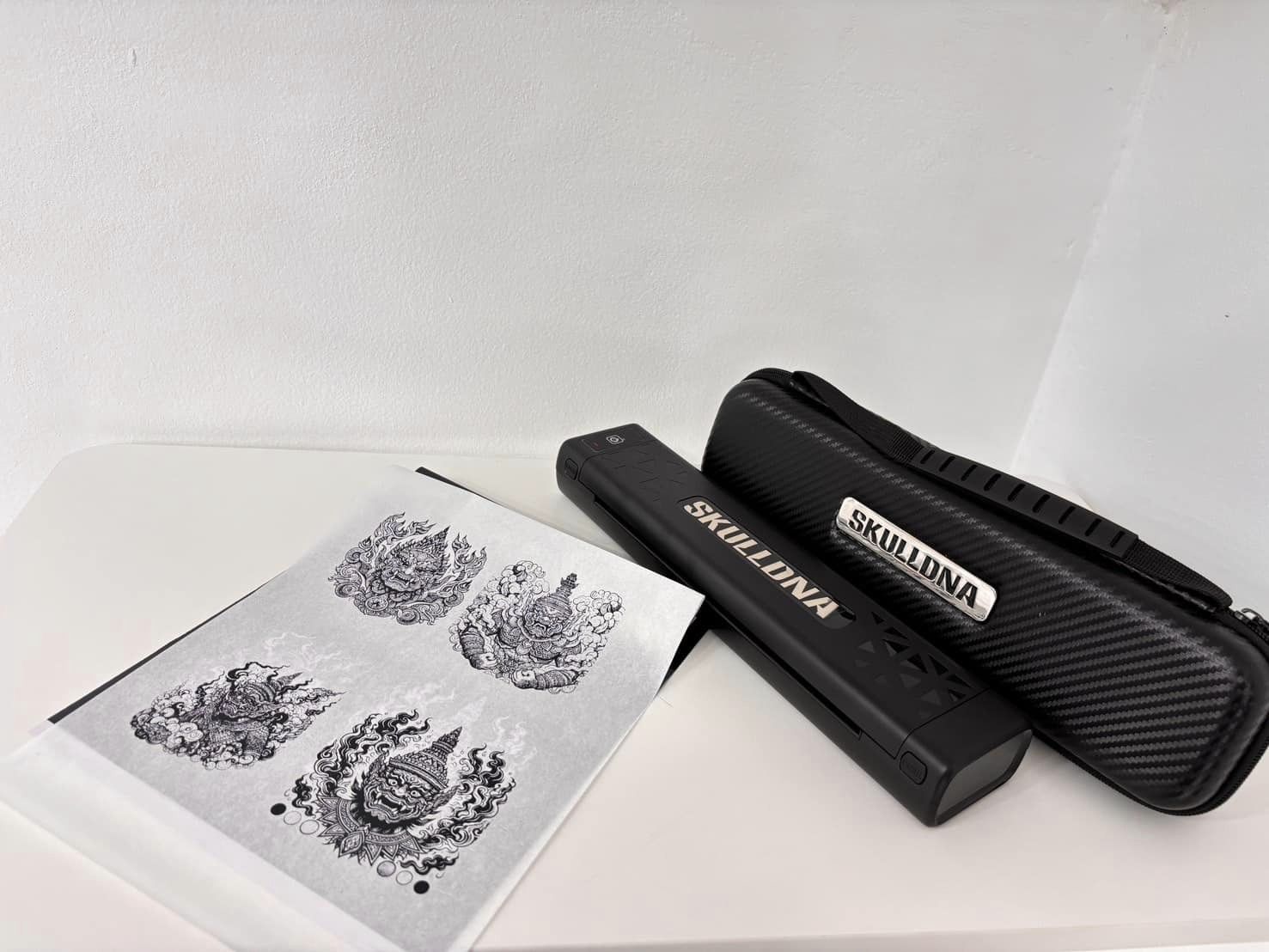 เครื่องลอกลายSKULL DNA เครื่องลอกลายSKULLDNA SP20 WIRELESS PRINTER BLACK