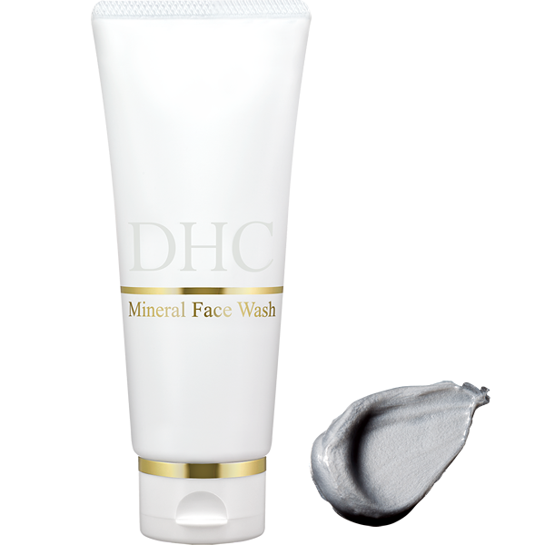 DHC Mineral face wash โฟมล้างหน้าที่มีส่วนผสมของถ่านที่ทำความสะอาดได้ลึกถึงรูขุมขน 100g.