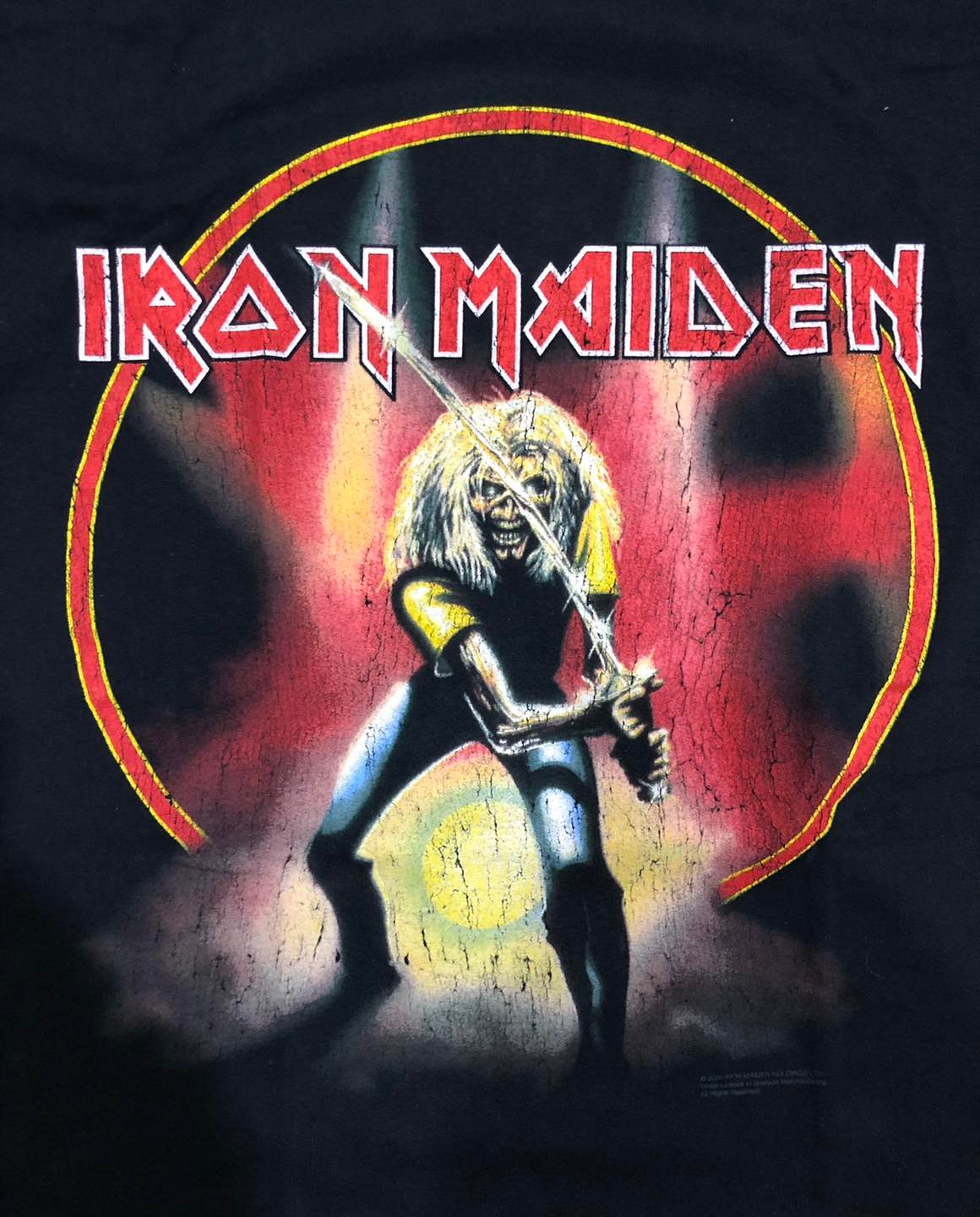 เสื้อวง Iron Maiden Japan Longsleeves ปี 2006 Size M ลิขสิทธิ์แท้ 100%