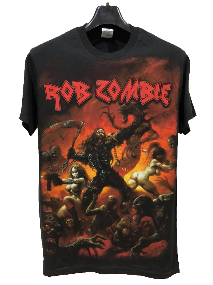 เสื้อวง Rob Zombie Venomous Rat Tour ปี 2013 Size S เสื้อทัวร์หน้างาน ลิขสิทธิ์แท้ 100%