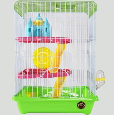 กรงหนู F/K YD-435 สี่เหลี่ยมใหญ่ 3 ชั้น