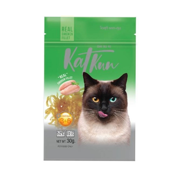 Daisuki Kat Kun ไก่สไลด์นิ่ม 30g (