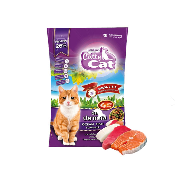 Catty cat FT 13 ปลาทะเล 1 Kg.