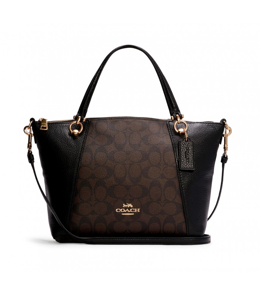 กระเป๋าสะพายข้าง COACH C6230 KACEY SATCHEL IN SIGNATURE CANVAS (IMAA8)[C6230IMAA8]