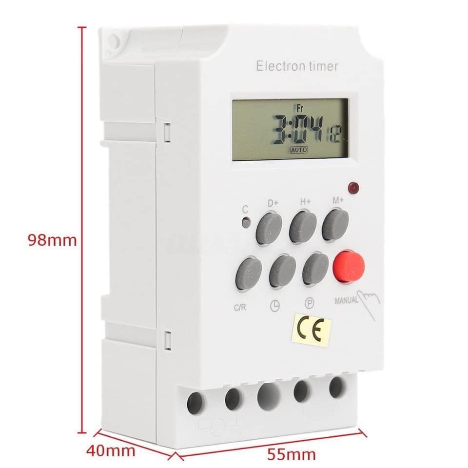 Timer ดิจิตอลตั้งเวลา KG316T -ll Timer Switch 220V 25A นาฬิกา เครื่องตั้งเวลา เปิด-ปิด อุปกรณ์ไฟฟ้า อัตโนมัติ